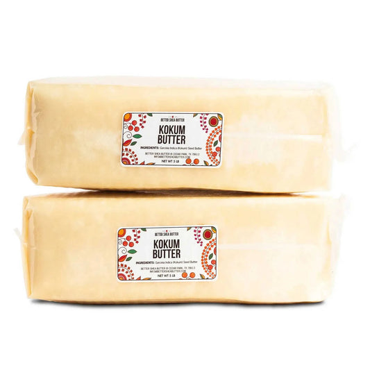 Kokum Butter Bulk 10 lbs for DIY Skincare and Hair Care Products.