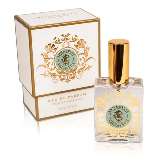 Annabelle Large Atomiseur Parfum 2 oz bottle with floral fragrance design.