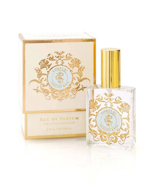 Lorelei Large Atomiseur Parfum with elegant packaging and golden accents.