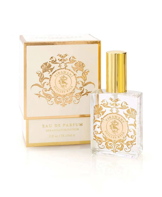 60ml Tiramani Perfume bottle with elegant packaging.