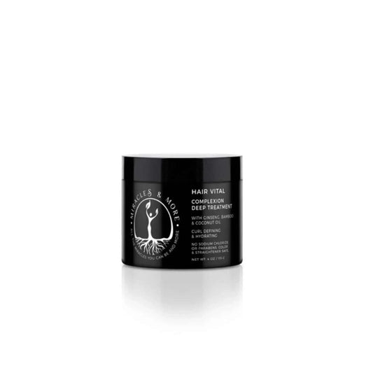 Vital Complexion Hair Deep Treatment for Curly & Frizzy Hair, infused with Ginseng, Bamboo, Coconut Oil.