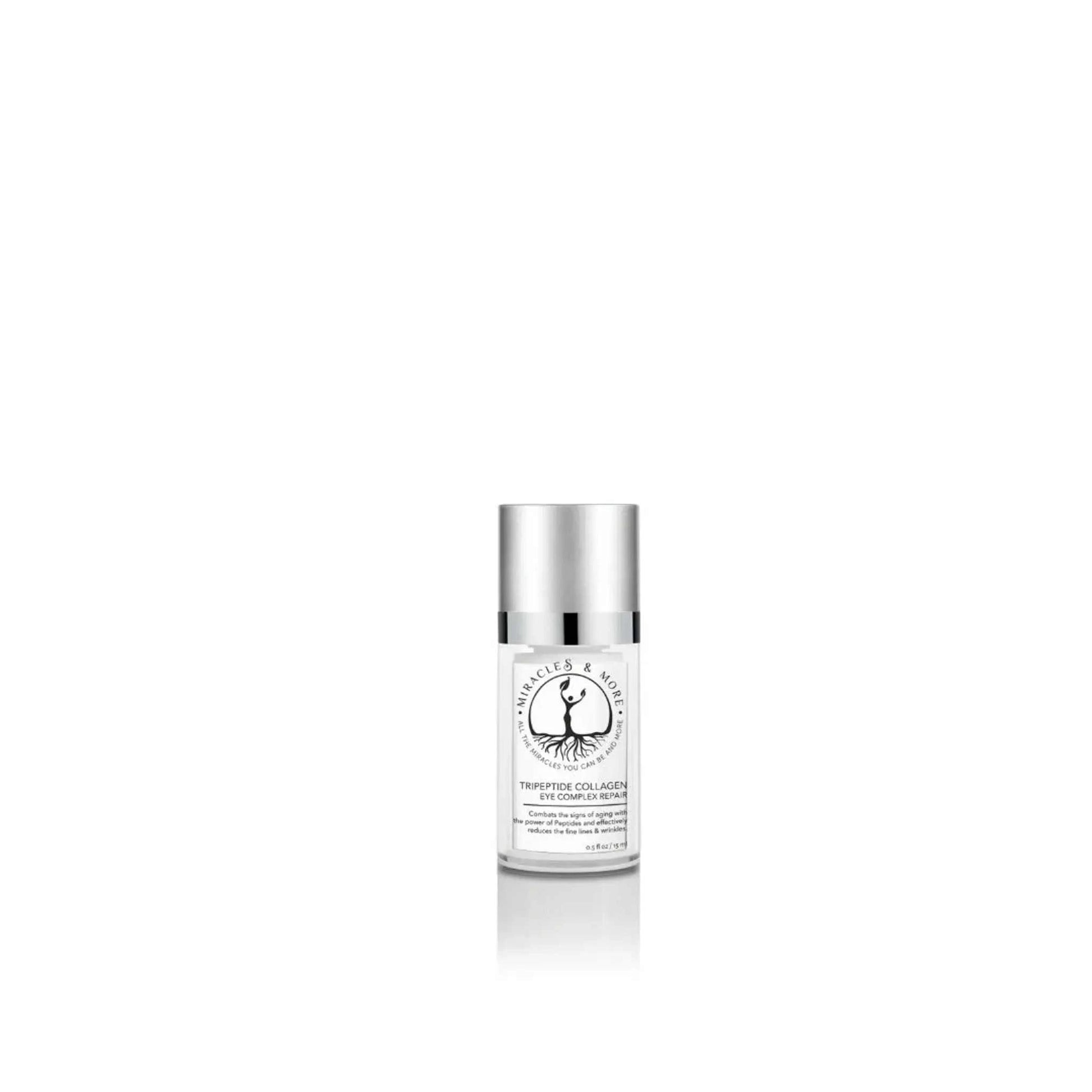 Tripeptide Collagen Eye Complex Repair bottle for anti-aging and hydration.