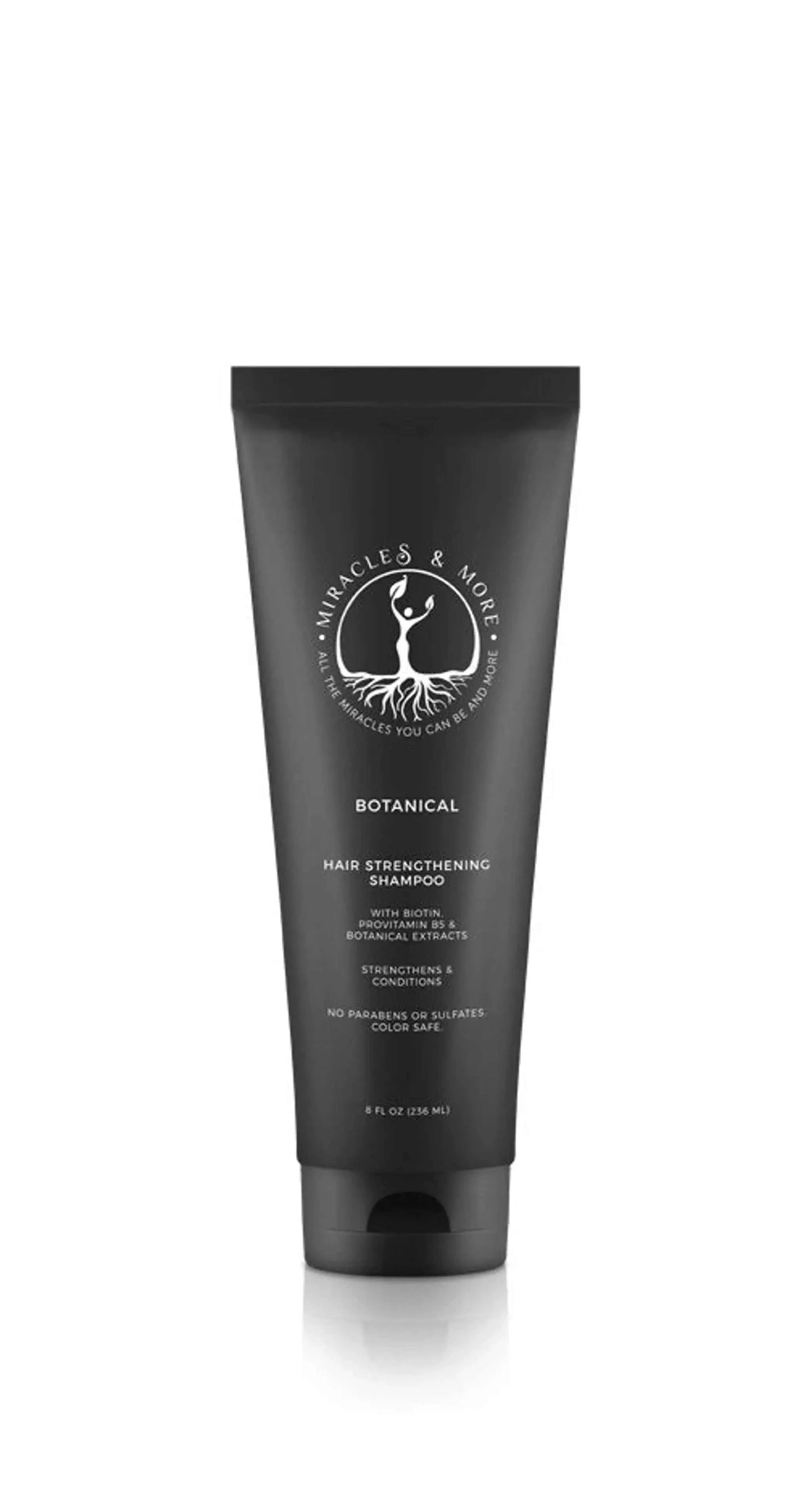 Botanical Hair Strengthening Shampoo with Biotin and ProVitamin B5 for nourishing fragile hair.