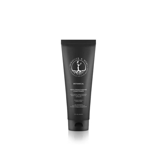 Botanical Hair Strengthening Conditioner tube enriched with Biotin and ProVitamin B5.