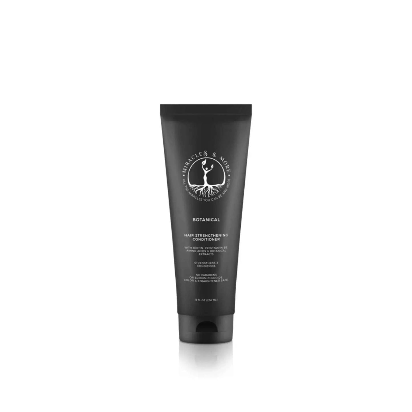 Botanical Hair Strengthening Conditioner tube enriched with Biotin and ProVitamin B5 for thicker, healthier hair